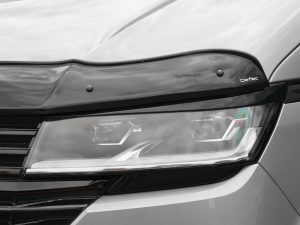 Alternative view of VW T6/T6.1 Deflec Bonnet Deflector - Gloss Black