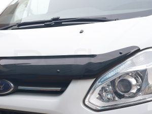 Alternative view of Ford Transit Custom 2012-2017 (MK1) Deflec Bonnet Deflector - Gloss Black