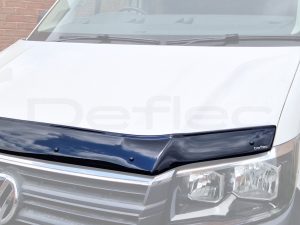 Alternative view of VW Crafter 2018> Deflec Bonnet Deflector – Gloss Black