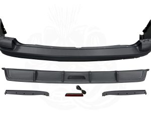 VW T5/T5.1/T6/T6.1 Tailgate Rear Bumper With Diffuser & Brake Light (Primed)