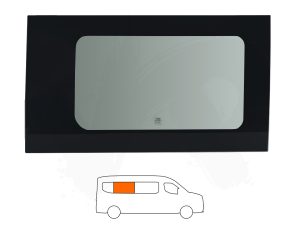 Renault Master 24> / Nissan Interstar 25> (LWB) O/S/Middle Fixed Window in Privacy Tint