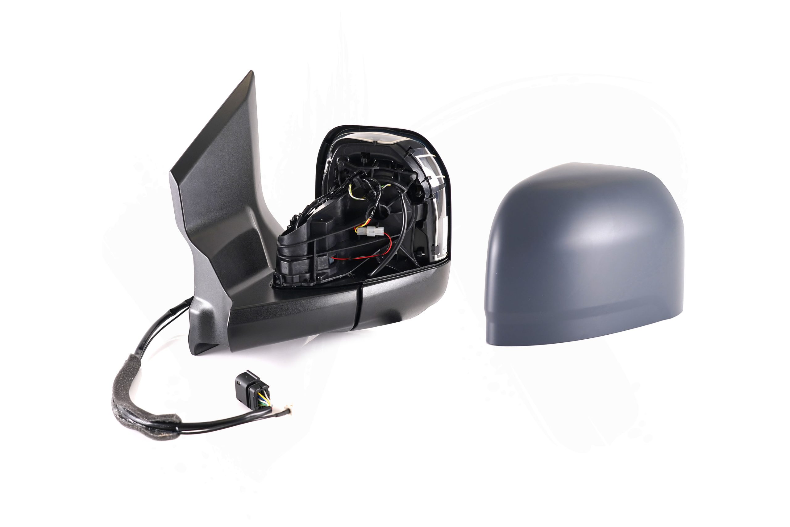 Transit Custom Mk2 24> / VW T7 25> Electric & Heated Power Folding Wing Mirror Offside - Primed