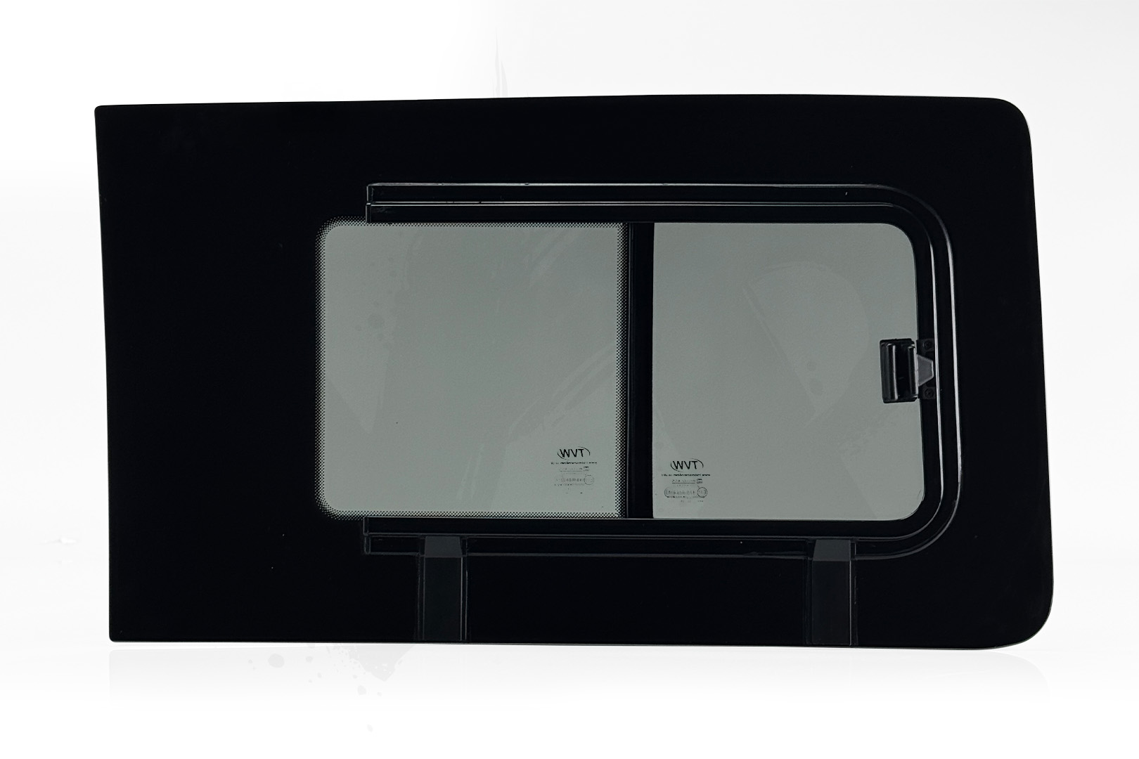 VW Caddy MK5 21>/Transit Connect MK3 (SWB) N/S/Front Opening Window in Privacy Tint (SWB) - Image 2