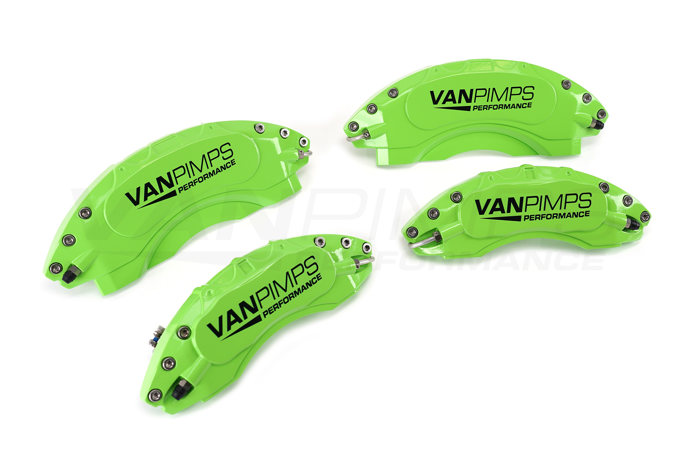 Transit Custom 13-23 VanPimps Performance Caliper Covers - Green (4 Piece Set) - Image 2