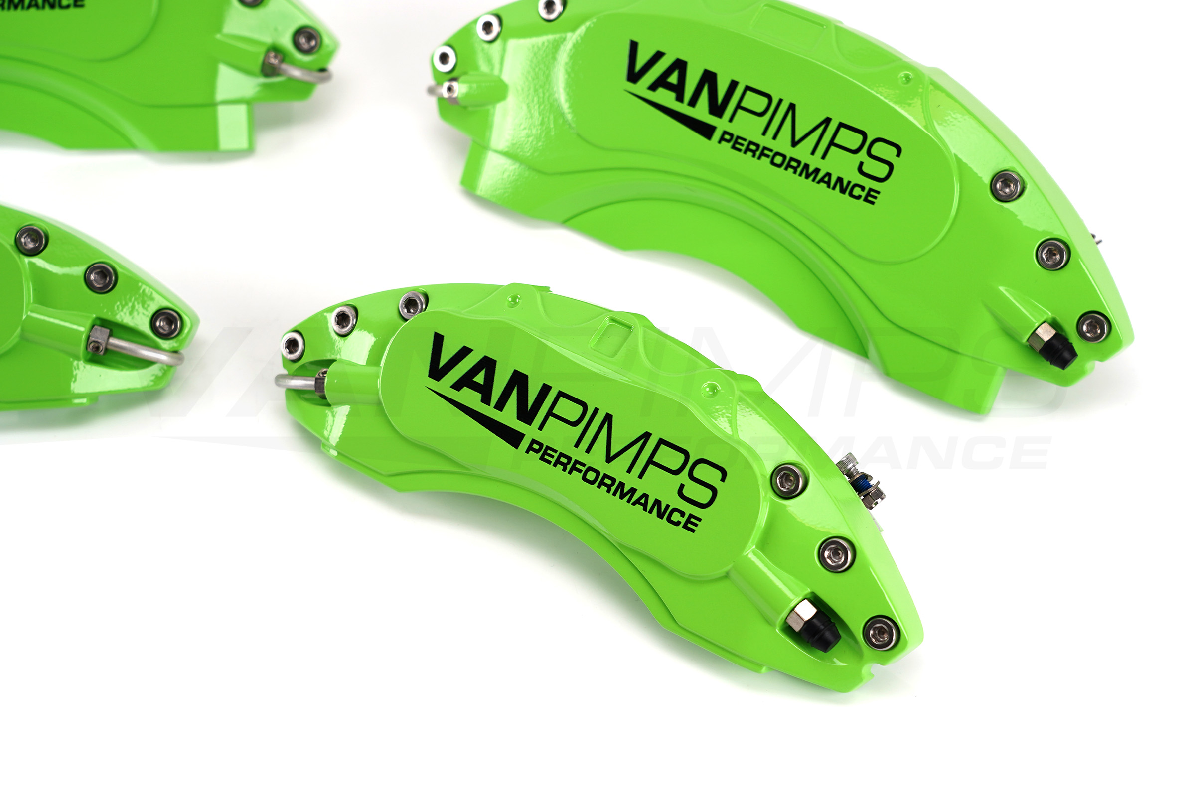 Transit Custom 13-23 VanPimps Performance Caliper Covers - Green (4 Piece Set) - Image 3