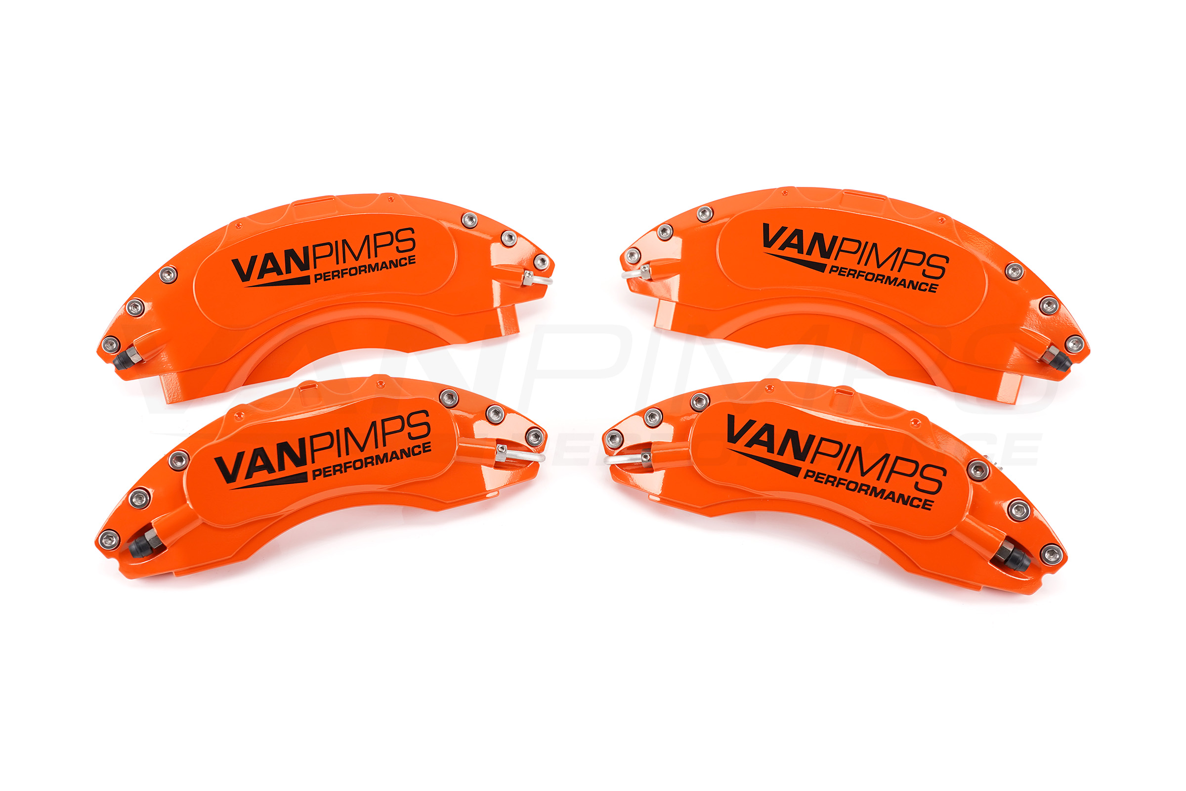 Transit Custom 13-23 VanPimps Performance Caliper Covers - Orange (4 Piece Set)