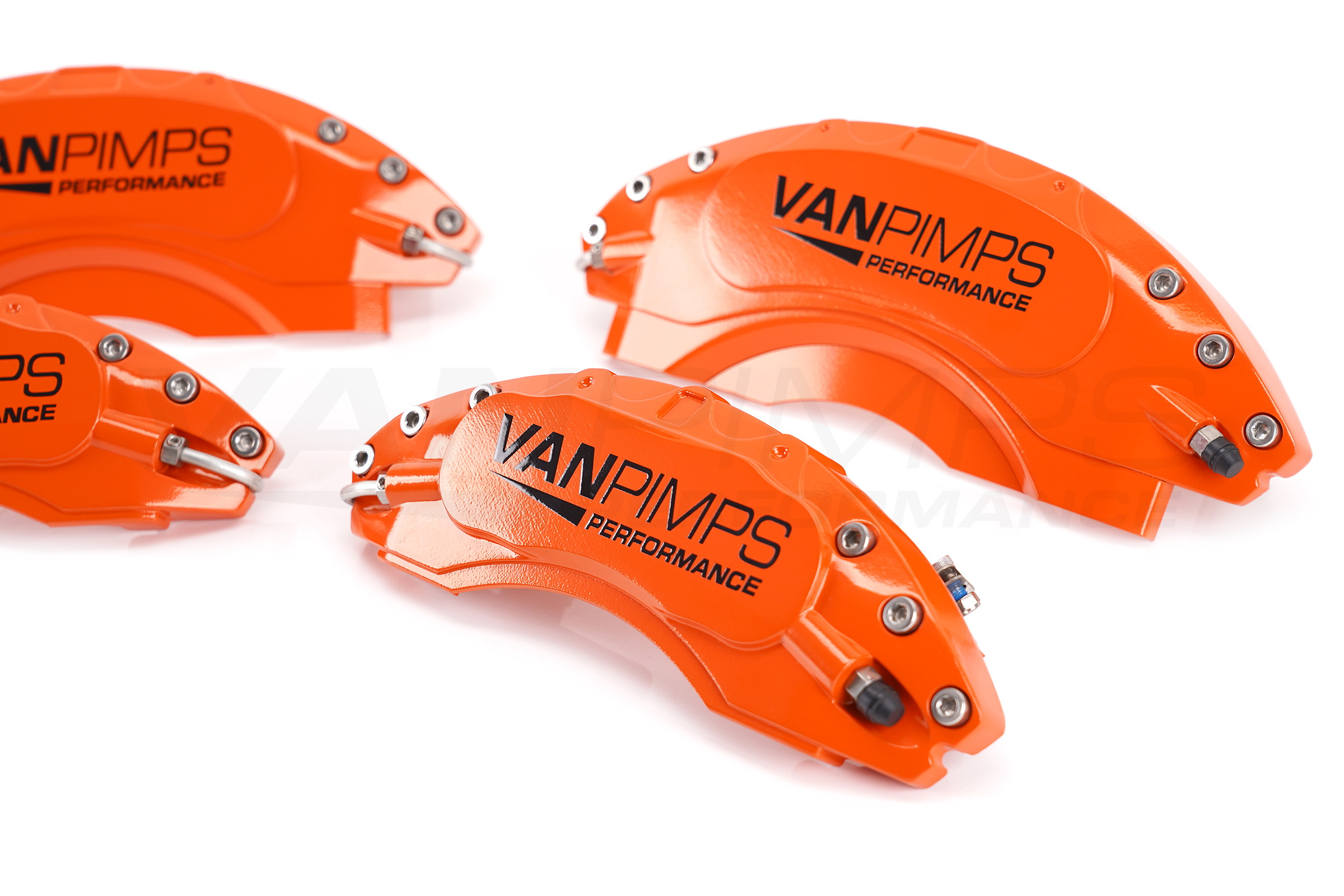Transit Custom 13-23 VanPimps Performance Caliper Covers - Orange (4 Piece Set) - Image 3