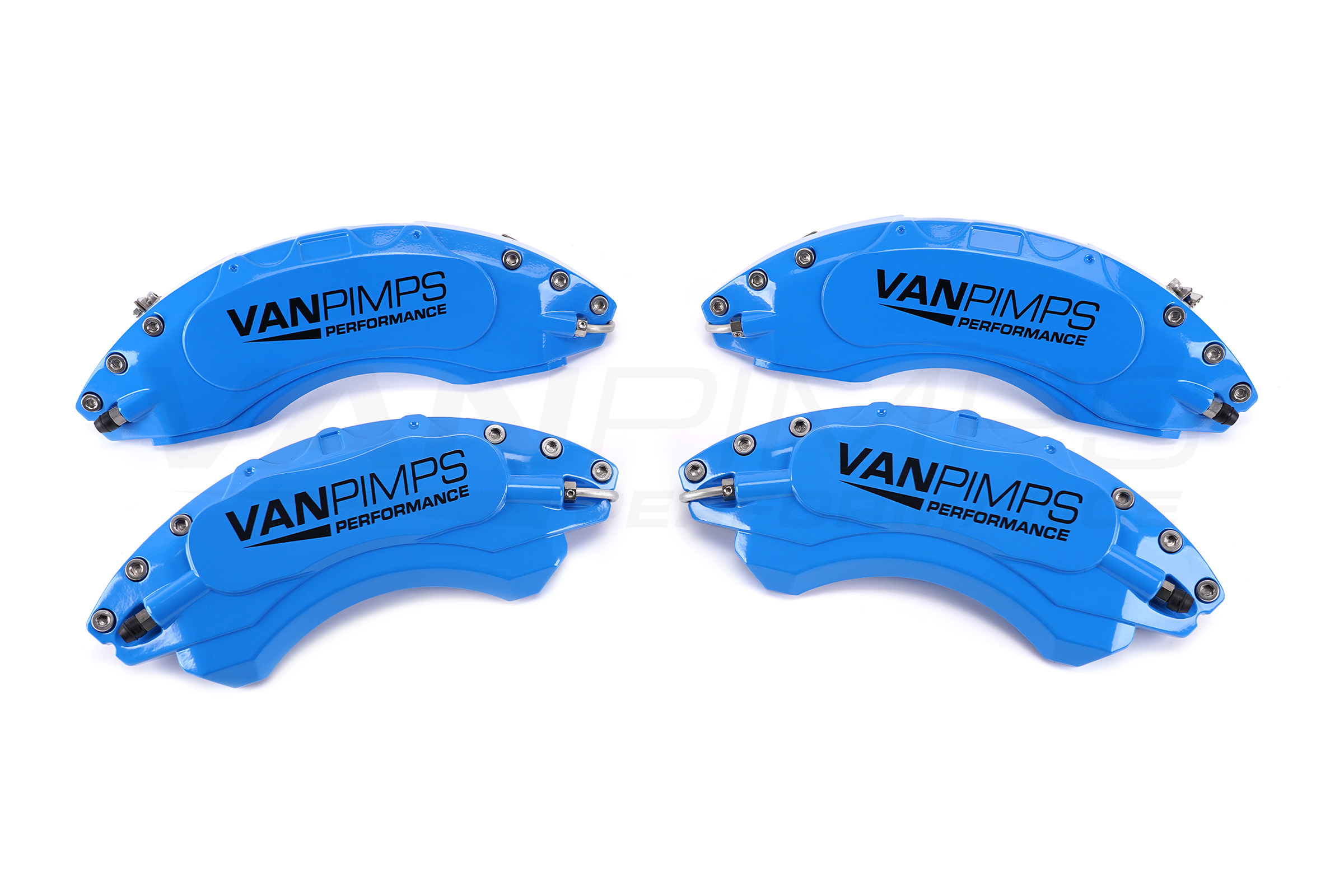 Transit Custom 24> VanPimps Performance Caliper Covers - Blue (4 Piece Set)