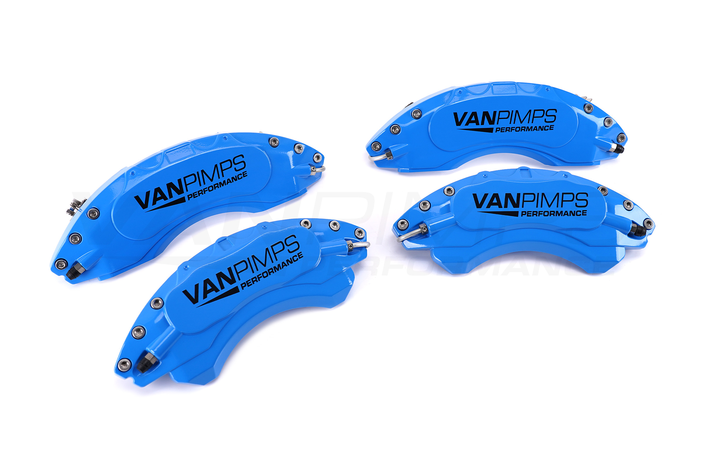 Transit Custom 24> VanPimps Performance Caliper Covers - Blue (4 Piece Set) - Image 2