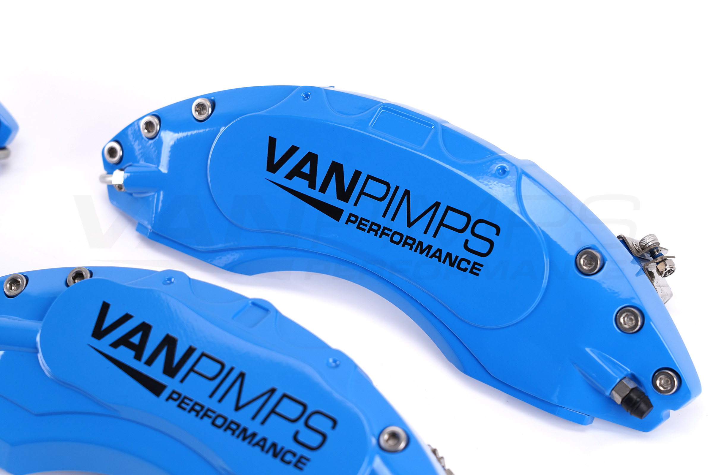 Transit Custom 24> VanPimps Performance Caliper Covers - Blue (4 Piece Set) - Image 3