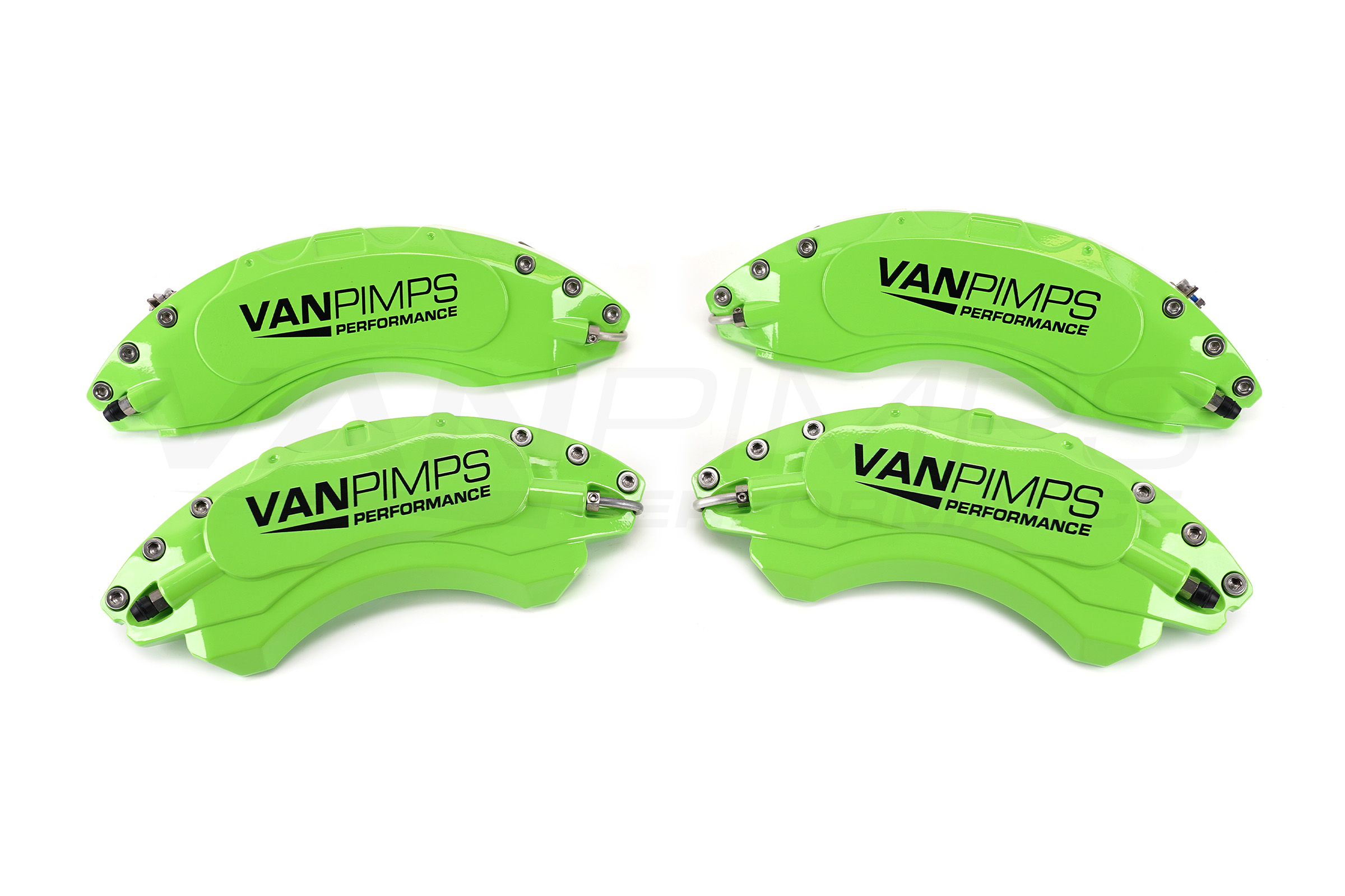 Transit Custom 24> VanPimps Performance Caliper Covers - Green (4 Piece Set)
