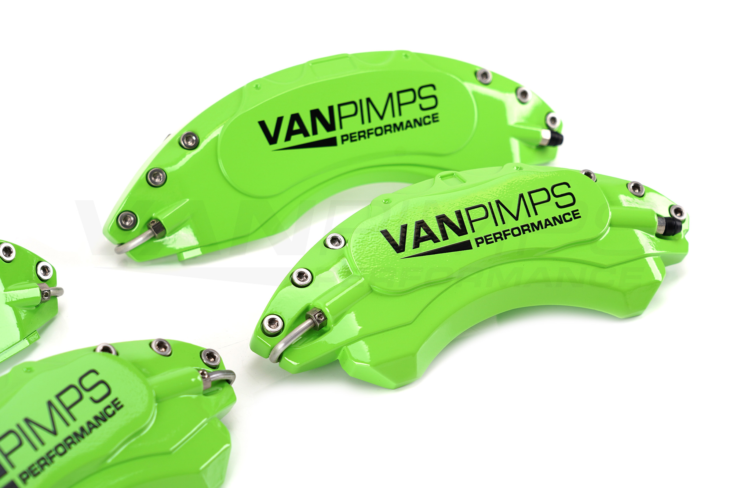 Transit Custom 24> VanPimps Performance Caliper Covers - Green (4 Piece Set) - Image 3