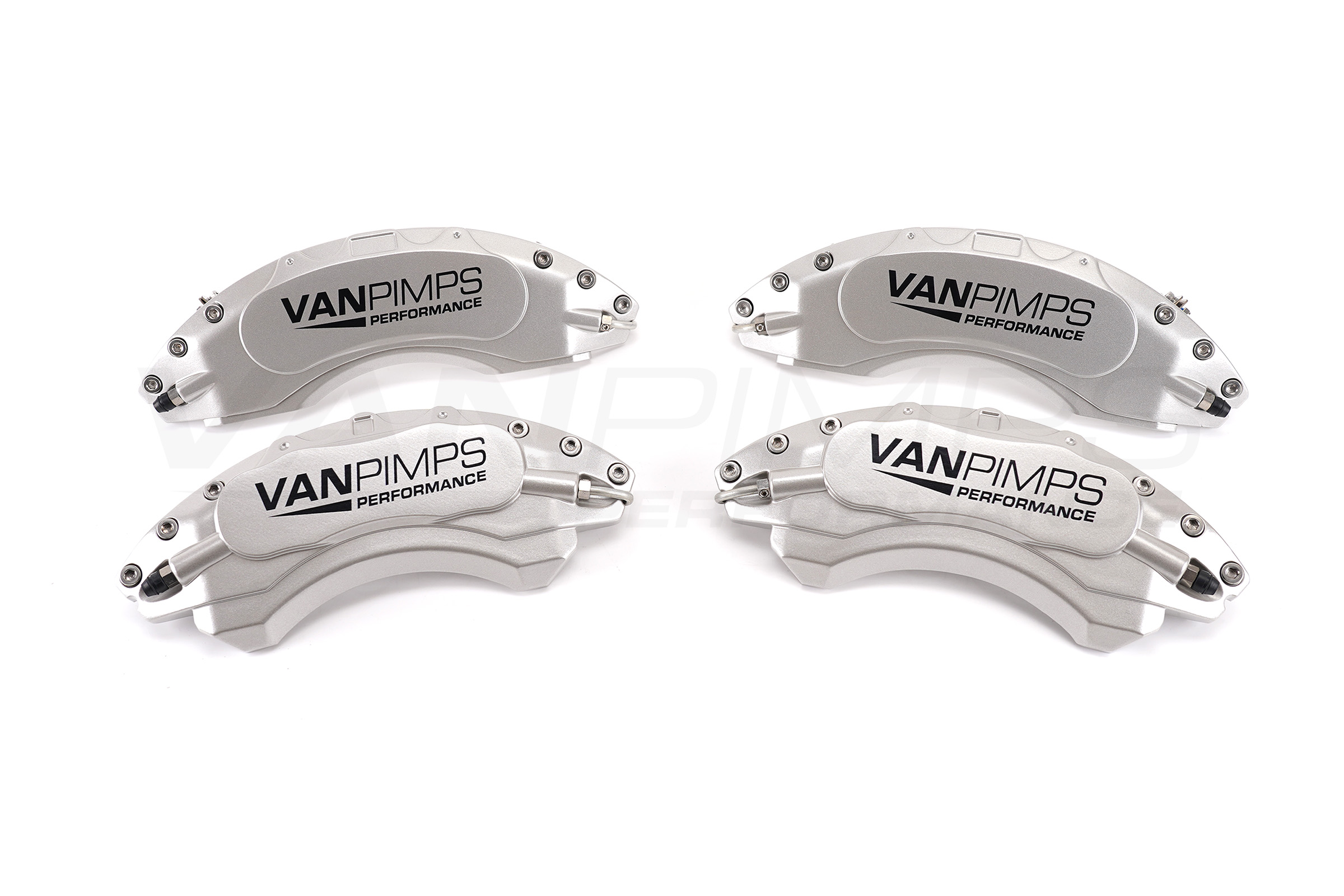 Transit Custom 24> VanPimps Performance Caliper Covers - Silver (4 Piece Set)