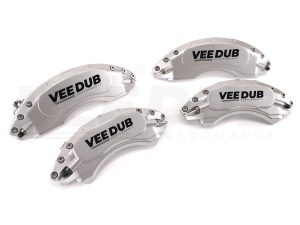 Alternative view of T6/T6.1 Vee Dub Performance Caliper Covers - Silver (Big Brake Front) (4 Piece Set)