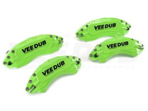 T5/T5.1 Vee Dub Performance Caliper Covers - Green (Standard Brake Front) (4 Piece Set) - Image 2