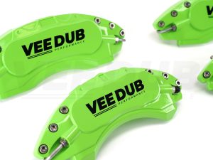 T5/T5.1 Vee Dub Performance Caliper Covers - Green (Standard Brake Front) (4 Piece Set) - Image 3