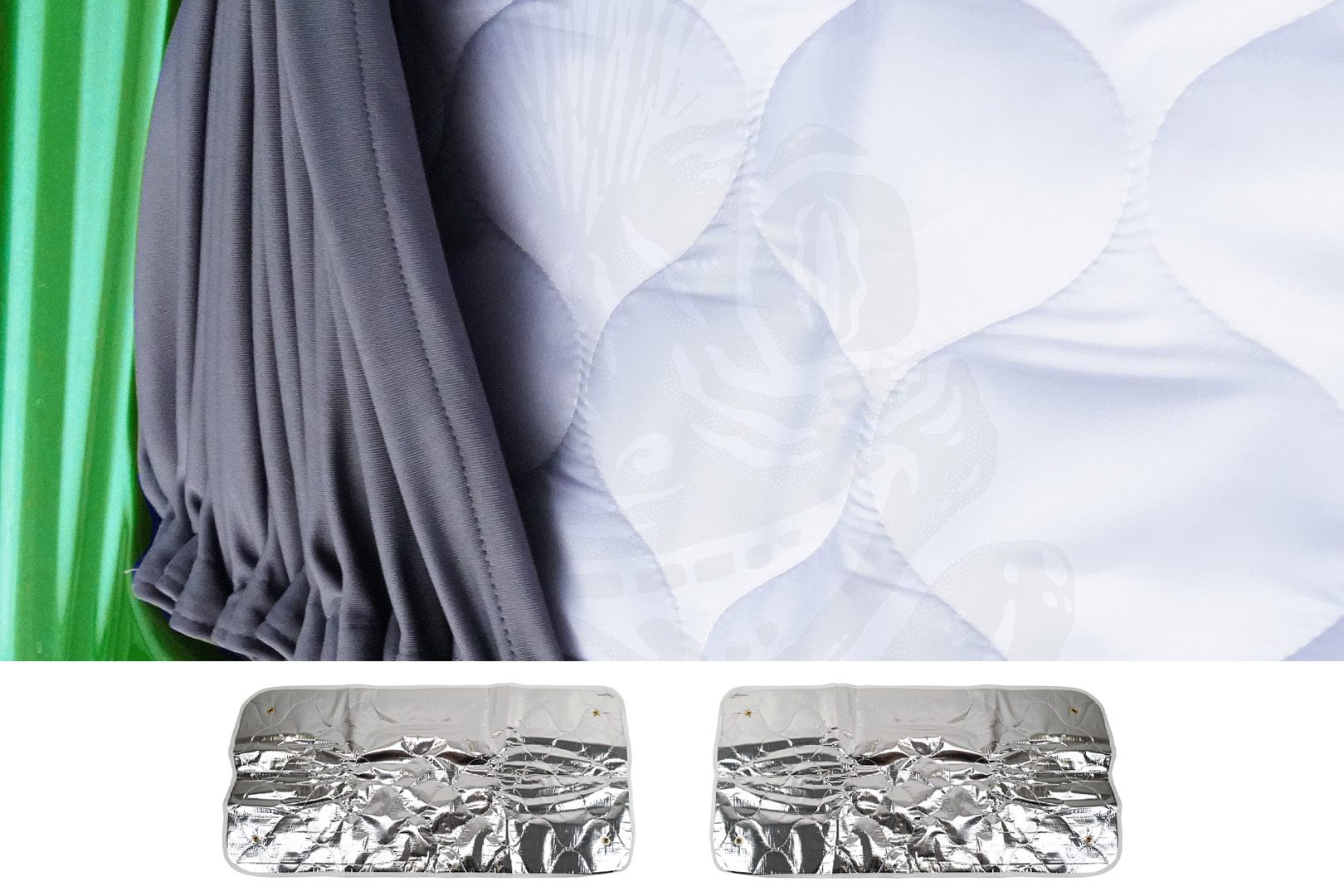 T5/T5.1 Behind Passenger & Behind Driver Vee Dub Thermal Blind Set (2pcs)