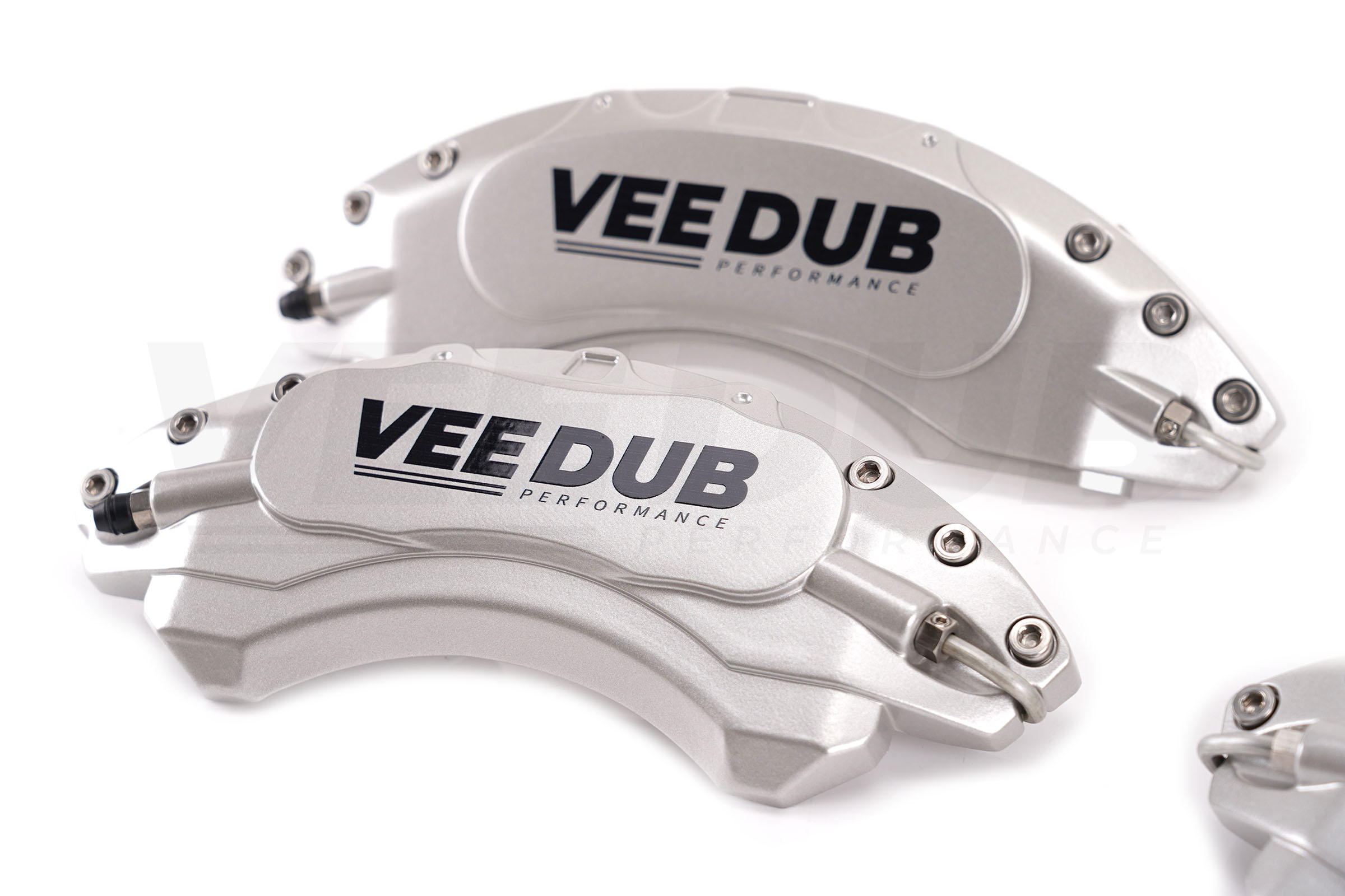 T7 Vee Dub Performance Caliper Covers - Silver (4 Piece Set) - Image 3
