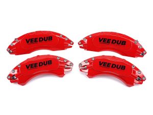 T5/T5.1 Vee Dub Performance Caliper Covers - Red (Standard Brake Front) (4 Piece Set) - Image 2