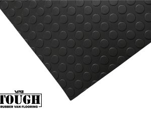 VPG Tough Anti-Slip Rubber Van Flooring 3.5mm - Penny Style (Per Linear Metre)