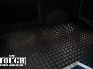 Alternative view of VPG Tough Anti-Slip Rubber Van Flooring 3.5mm - Checker Plate (Per Linear Metre)