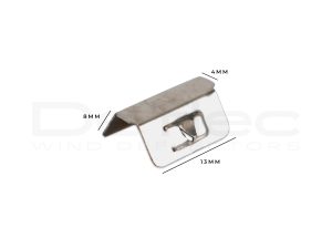Alternative view of Small Wind Deflector Clips x10