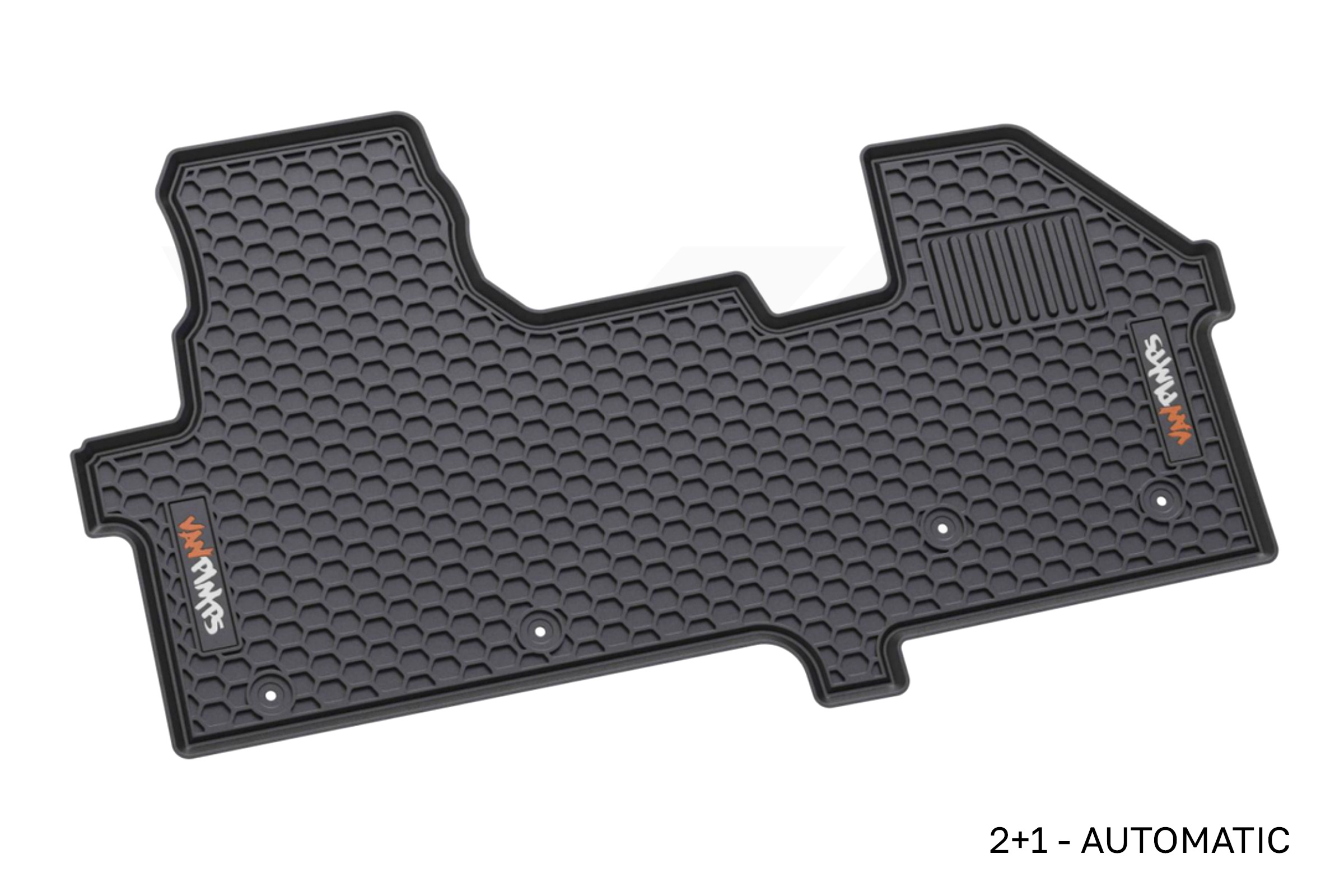 Transit Custom 24> VanPimps Heavy Duty Rubber Floor Mat (2+1) (Automatic) - Image 5