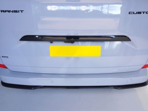 Transit Custom MK2 2024> / VW T7 25> Rear Splitter (Gloss Black)