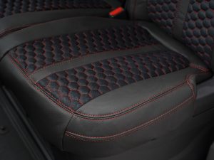 VW T7 RS Honeycomb Style Seat Covers - Red - Image 5