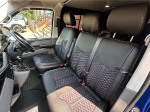 VW T6/T6.1 Sportline Style Seat Covers - Red