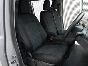 Alternative view of Ford Transit Custom MK2 2024> Diamond Stitch Seat Covers - Black