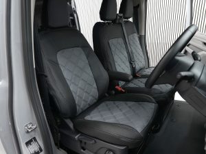 Alternative view of Ford Transit Custom MK2 2024> Diamond Stitch Seat Covers - Grey