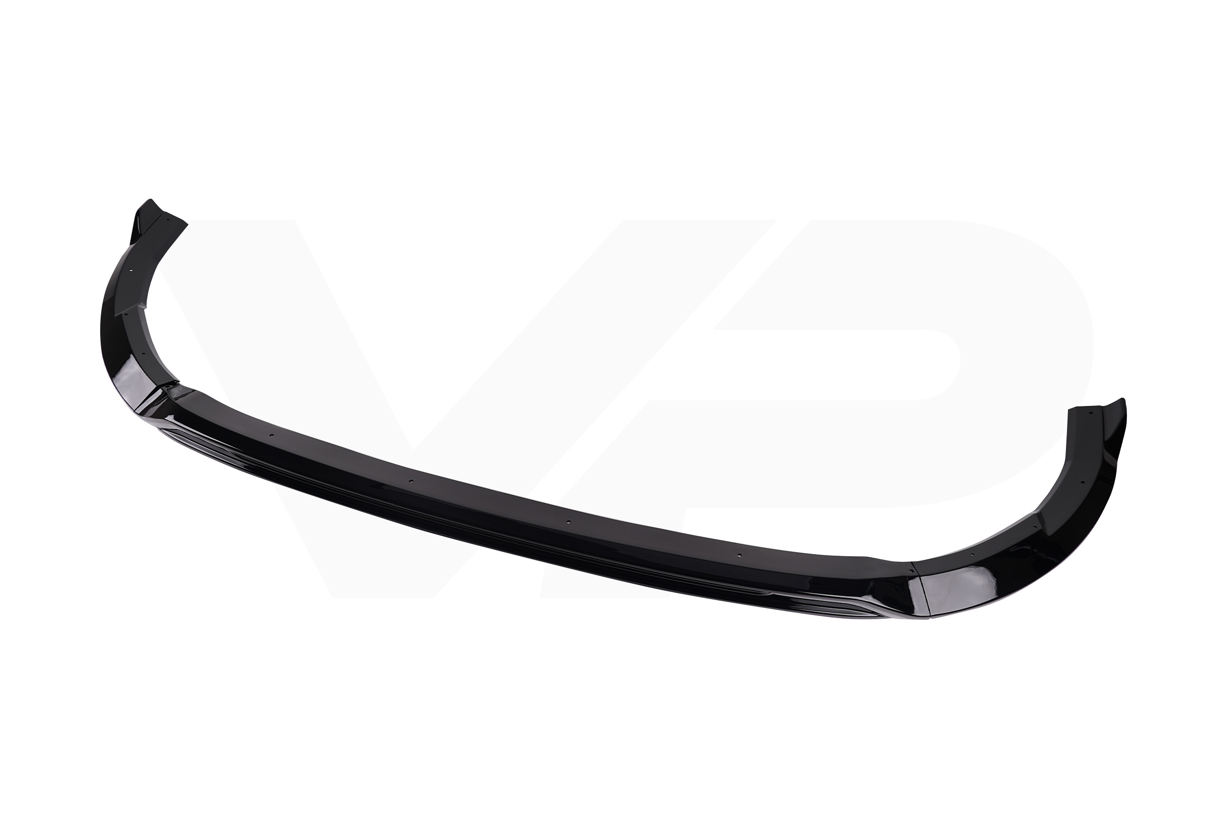 Transit Custom MK2 24> Simple Front Splitter - 3pcs- (Gloss Black) - Image 4
