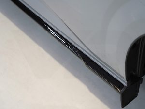 Transit Custom MK2 2024> Simple Side Skirts (For Mudflaps)- LWB- Gloss Black - Image 4
