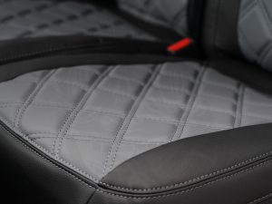 Alternative view of Ford Transit Custom MK2 2024> Diamond Stitch Seat Covers - Grey