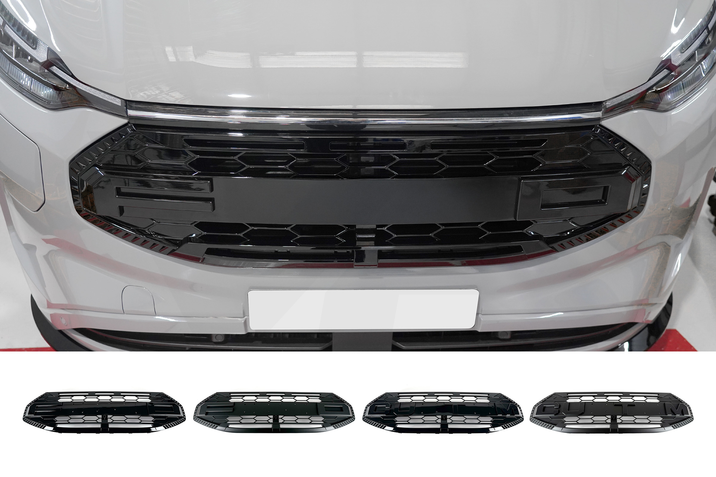 Transit Custom MK2 2024> Raptor Style Front Grille