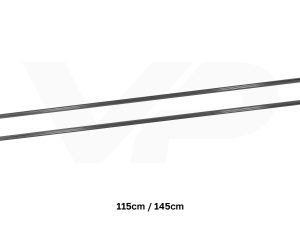 Pair of Curtain Rails - Grey