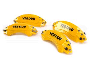 Alternative view of T6 Vee Dub Performance Caliper Covers – Yellow (Small Brake Front) (4 Piece Set)