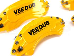 T6 Vee Dub Performance Caliper Covers – Yellow (Small Brake Front) (4 Piece Set) - Image 4