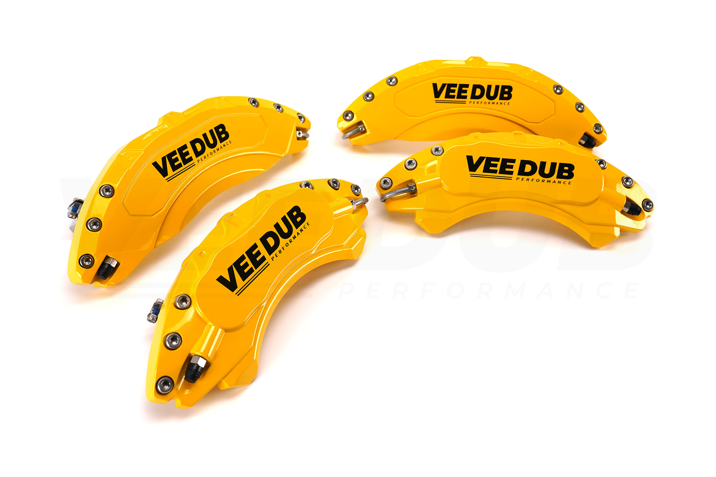 T6.1 Vee Dub Performance Caliper Covers – Yellow (Small Brake Front) (4 Piece Set) - Image 2