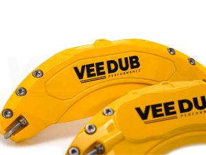 T6.1 Vee Dub Performance Caliper Covers – Yellow (Small Brake Front) (4 Piece Set) - Image 4