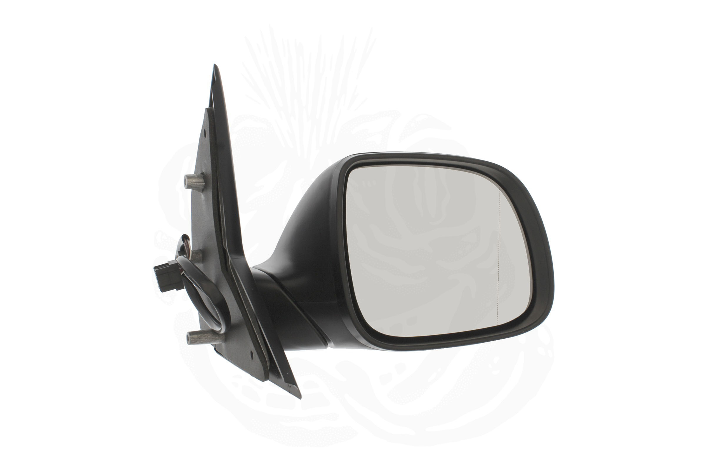 VW T6/T6.1 Manual-Folding Electric & Heated Wing Mirror Offside – Black - Image 2