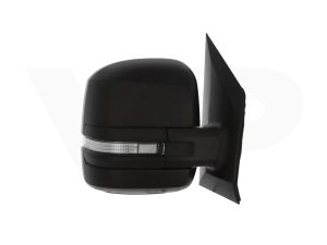 MAN TGE 2017> Electric & Heated Wing Mirror (Short Arm) (Black) - Offside