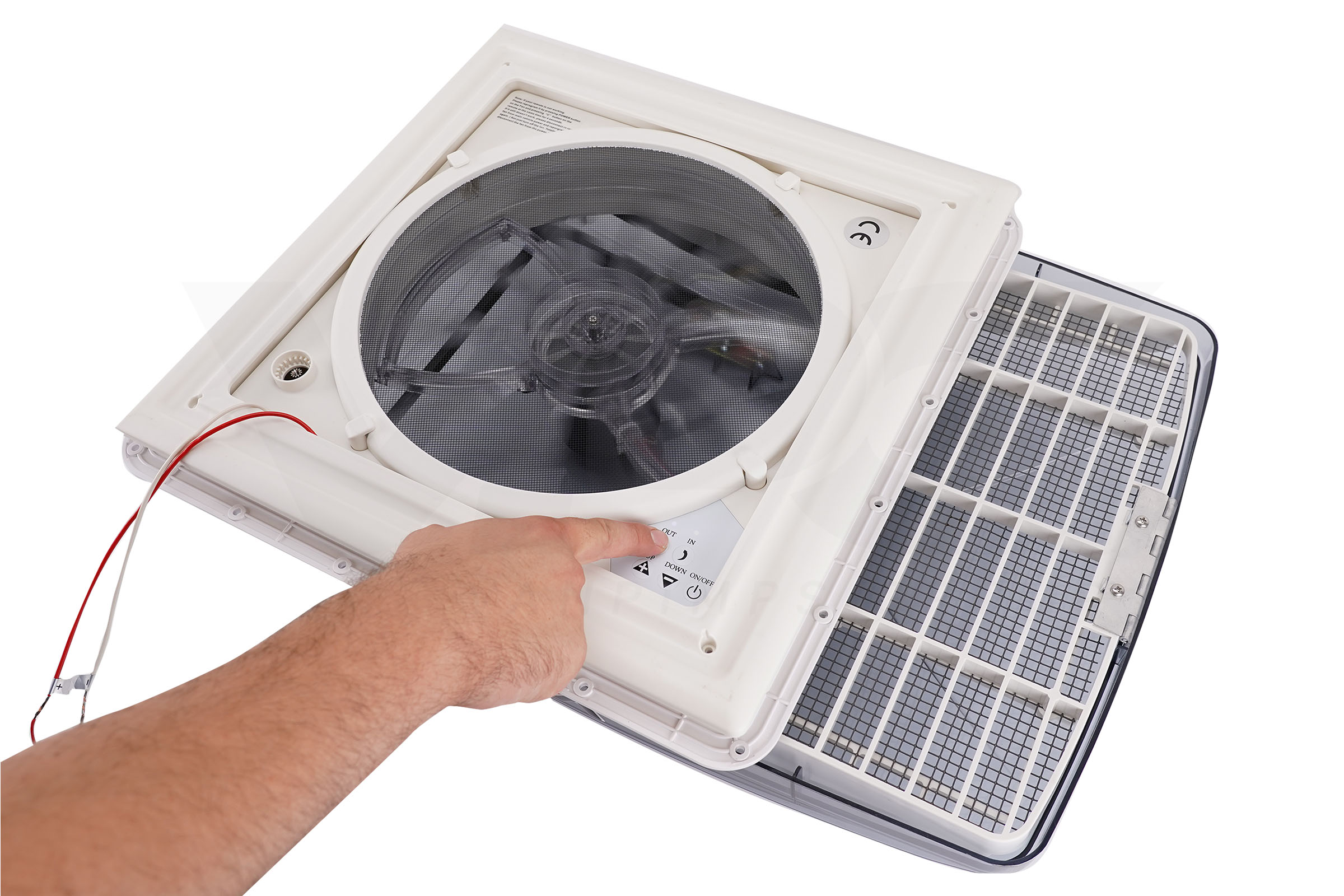 VPG Campervan Electric Roof Ventilation System (400x400mm) - Image 9