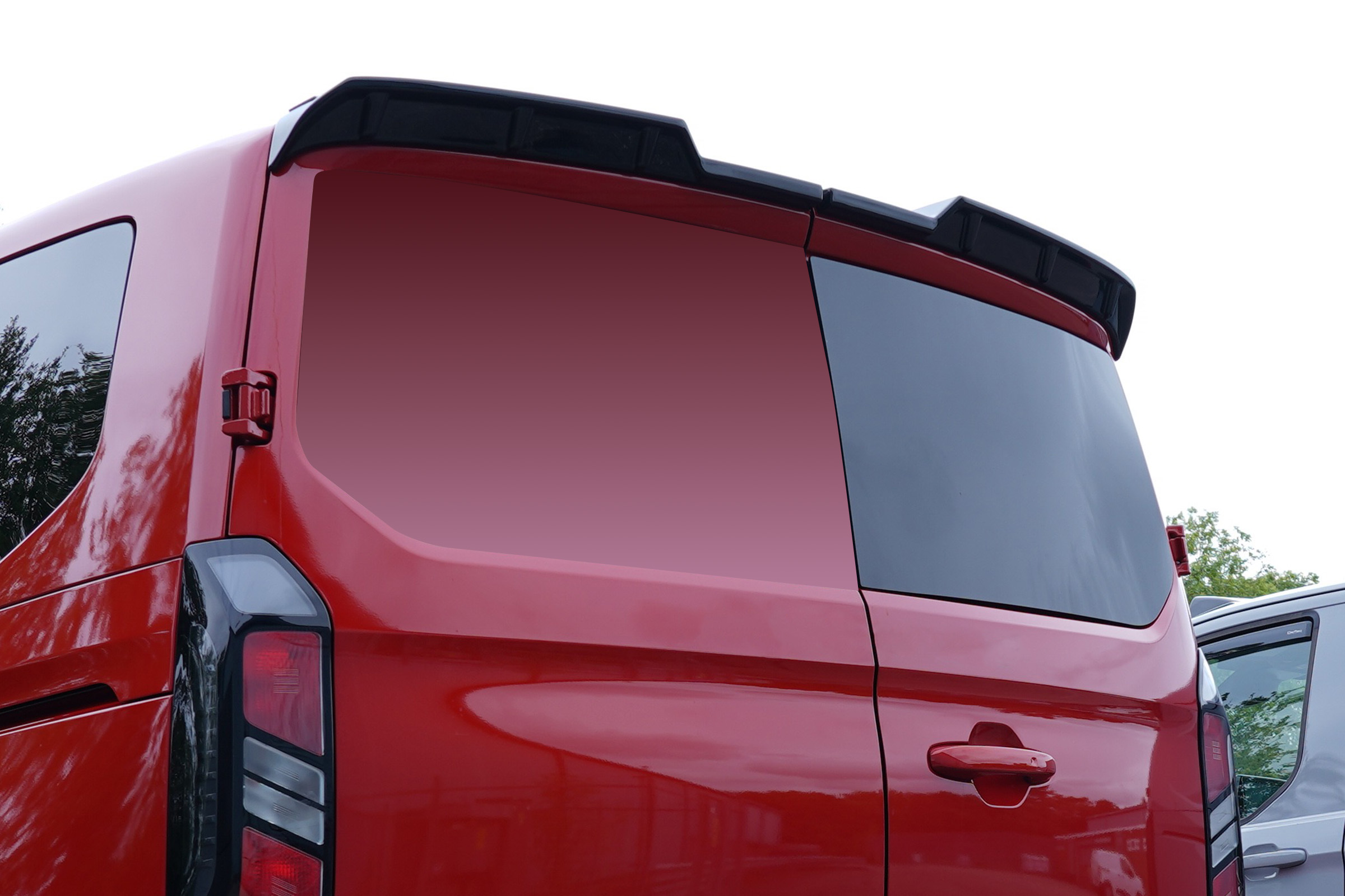 Ford Transit Custom (MK2) 2024> O/S Back Door Window In Privacy Tint