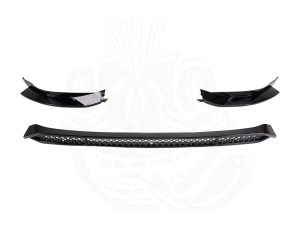 VW T6.1 ABT Style Front Splitter (3 Piece) – Gloss Black