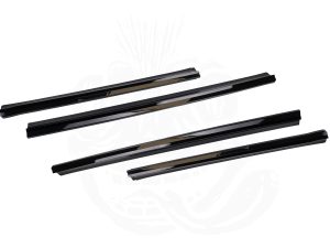 VW T6/T6.1 Side Skirts – SWB – Gloss Black