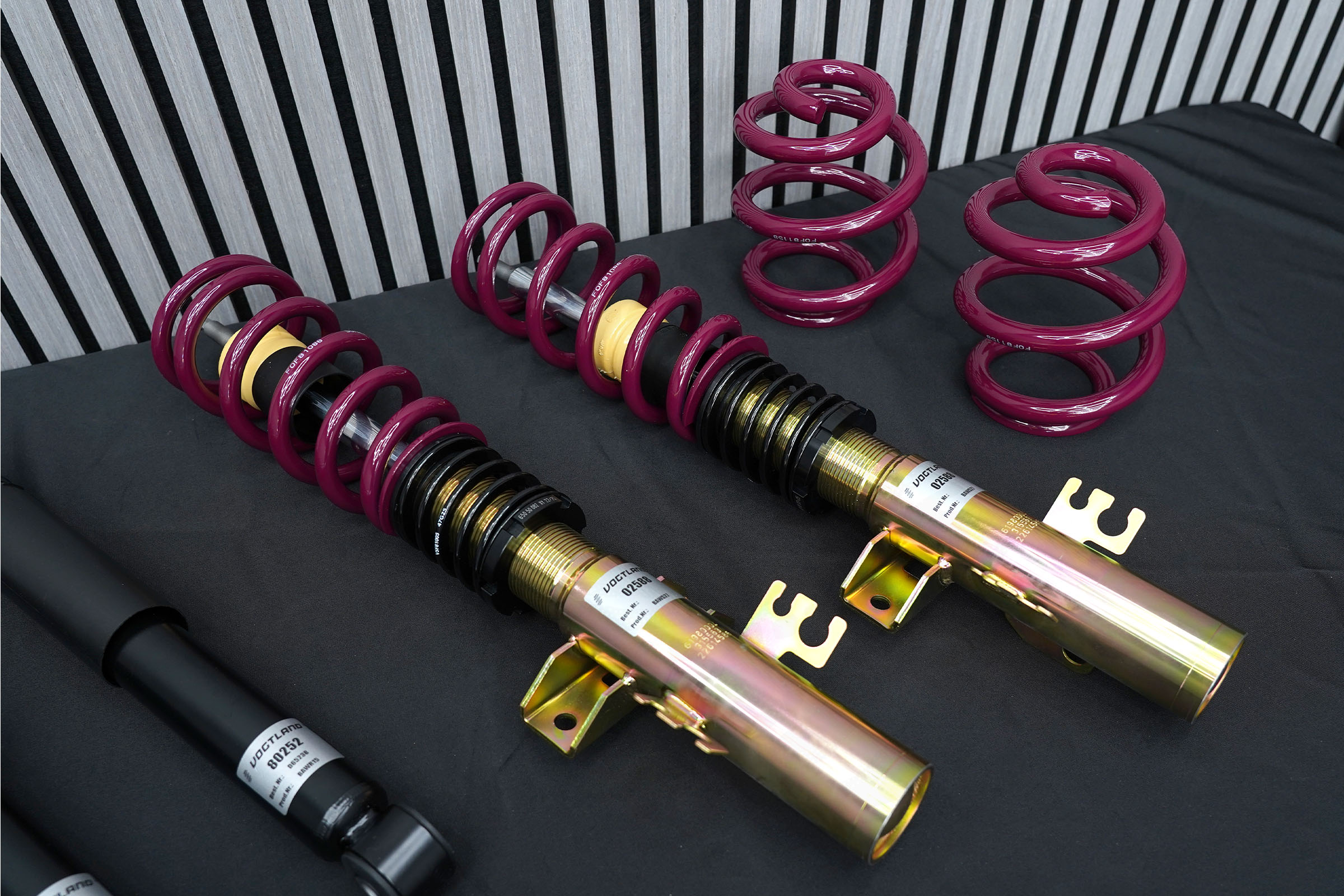 VW T5/T5.1 Vogtland Adjustable Coilover Kit (T26, T28, T30) (30mm-60mm Drop) - Image 3
