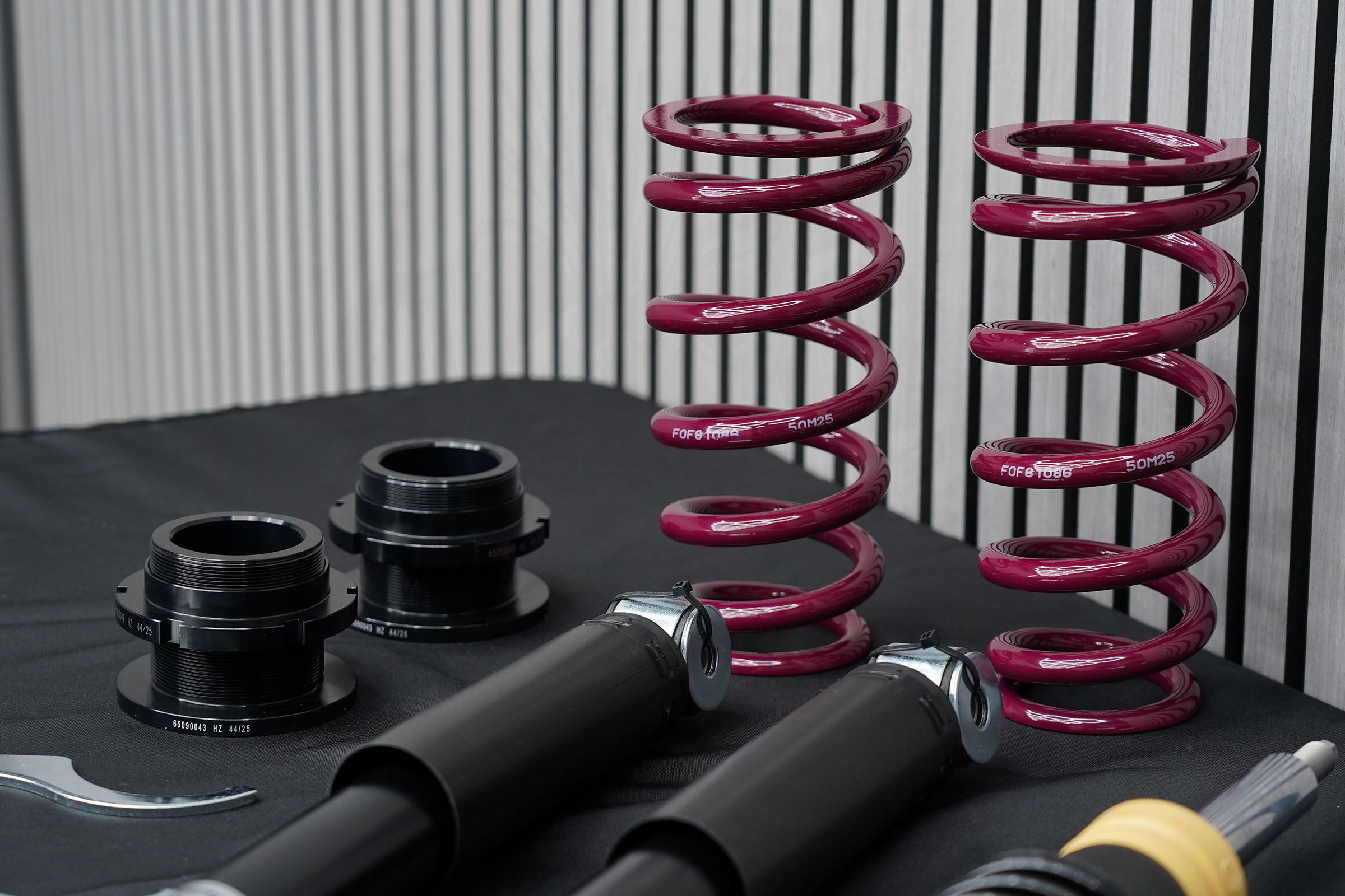 VW T5/T5.1 Vogtland Adjustable Coilover Kit (T26, T28, T30) (30mm-60mm Drop) - Image 5