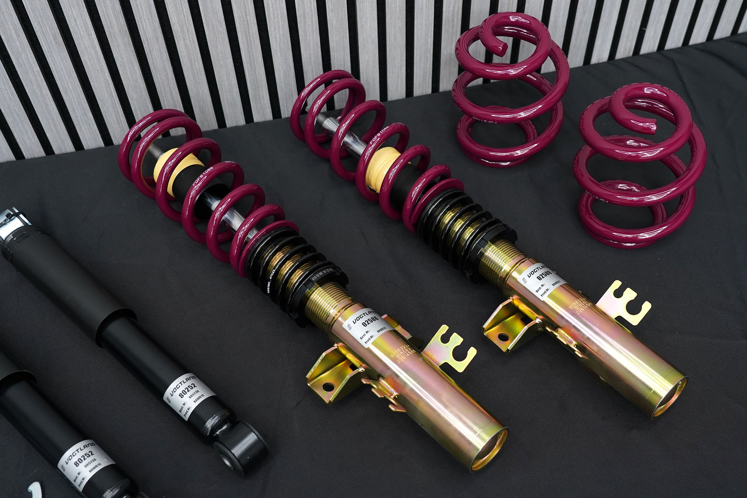 VW T5/T5.1 Vogtland Adjustable Coilover Kit (T26, T28, T30) (30mm-60mm Drop) - Image 6